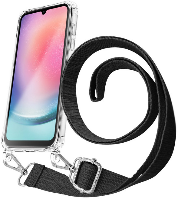 더조은셀러 세이프링 면소재 크로스 목걸이 케이스