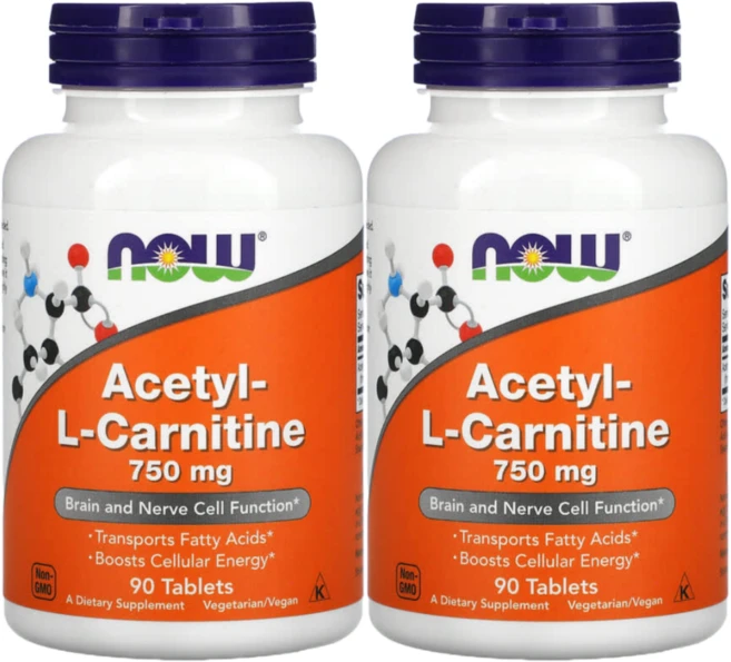 나우푸드 아세틸 L-카르니틴 750mg 타블렛 비건, 90개입, 2개, 90정 - 쿠팡