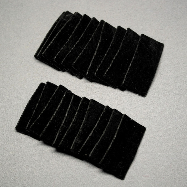 10개 1set 흘러내리지않는 논슬립 5cm 6cm 블랙벨벳 똑딱핀 앞머리 핸드메이드