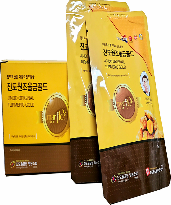 진도원조울금골드 30포 90포 180포 울금즙 추가할인, 30개, 70ml