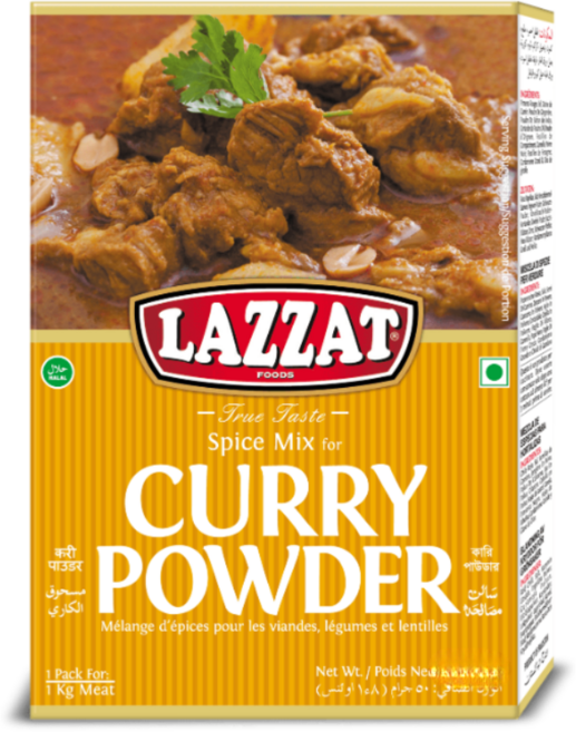 Curry Powder Masala Lazzat Pakistan 카레 파우더 마살라 라자트 파키스탄, 6개, 100g