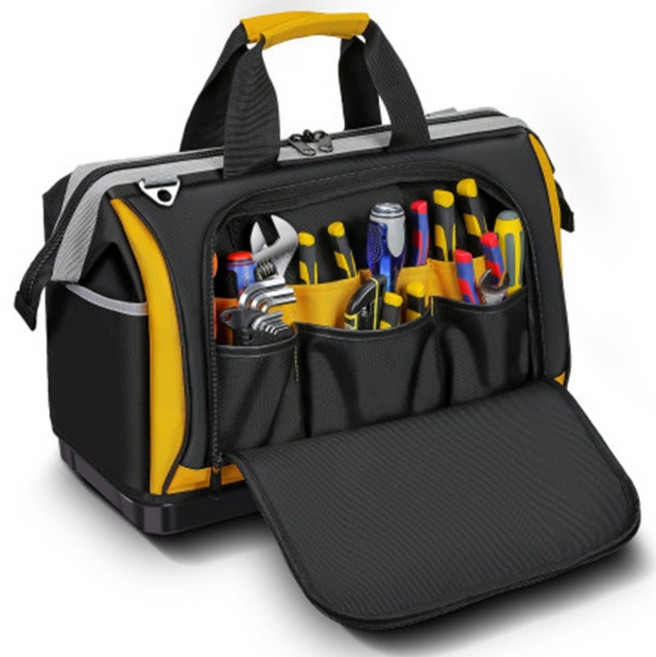 WINHUNT 다용도 휴대용 공구가방 툴백 연장가방 옐로우, 1개