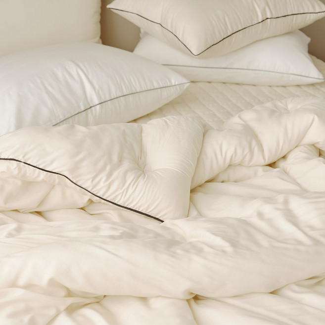 국내제조 띵스룸 크림슈 텐셀모달100 항진드기 향균 옥수수솜 이불