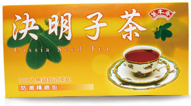 萬年春 防潮決明子茶包, 2g, 1盒, 100入
