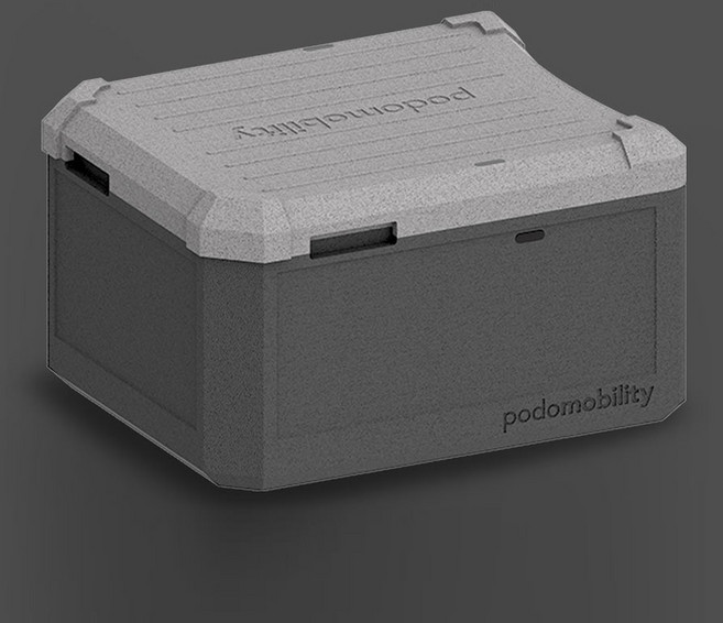 포도모빌리티 배달 오토바이 배달통 딜리버리박스 EPP 경량 탑박스 110L 80L 22L, 포도박스