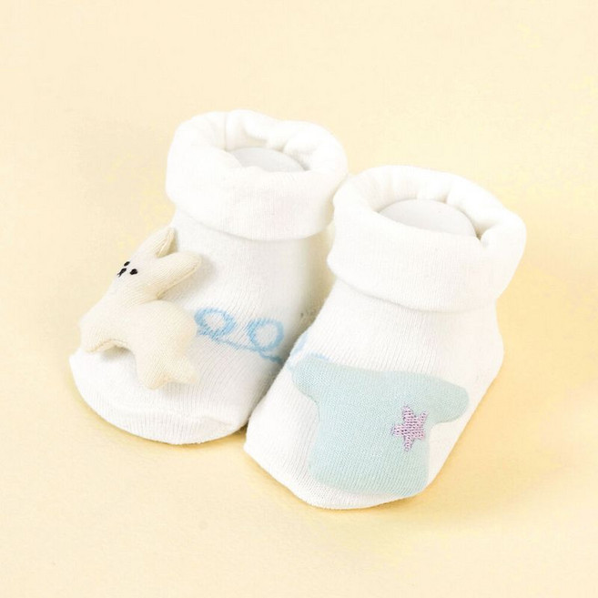 밤부베베 밤부 서커스 토끼양말 클린화이트 182437