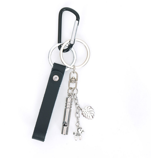 미니포커스 호루라기 목마 패션 레더 키링 2
