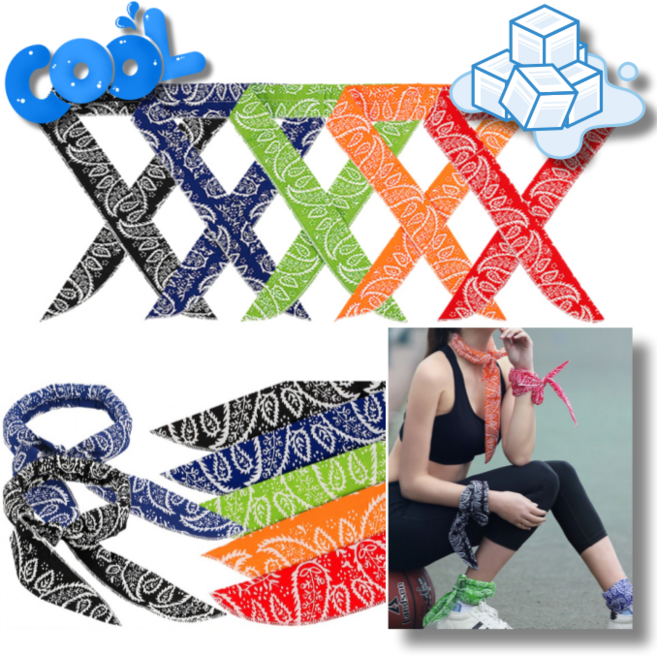 냉동 쿨 스카프, 단품, 1개