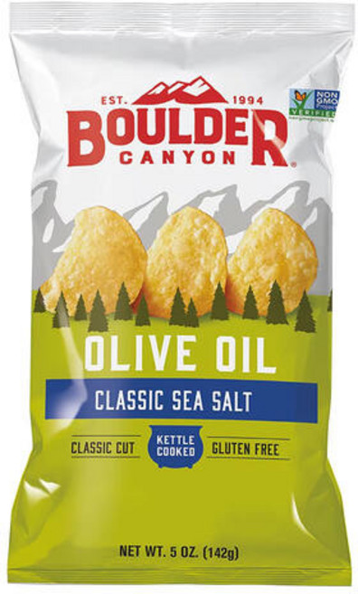 Boulder Canyon 올리브 오일 클래식 시솔트 칩 142g 2개