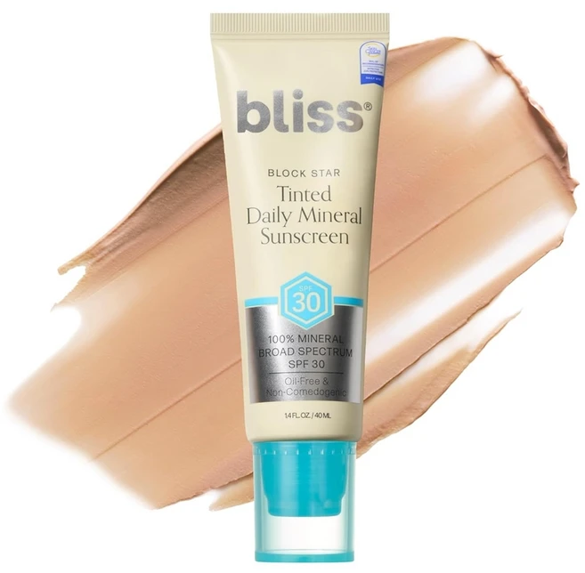 블리스블락 톤업 무기자차 선크림 SPF30, 블록 스타 틴티드 - 쿠팡