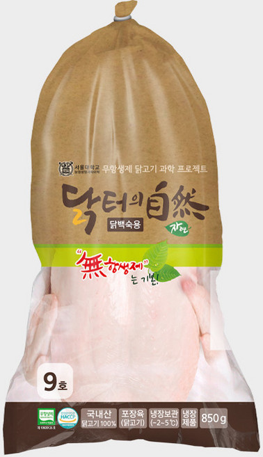 마니커 닭터의자연 백숙용 생닭 (냉장) 국내산 당일생산, 1개, 850g