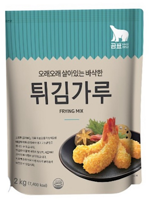 곰표 튀김가루, 2kg, 1개