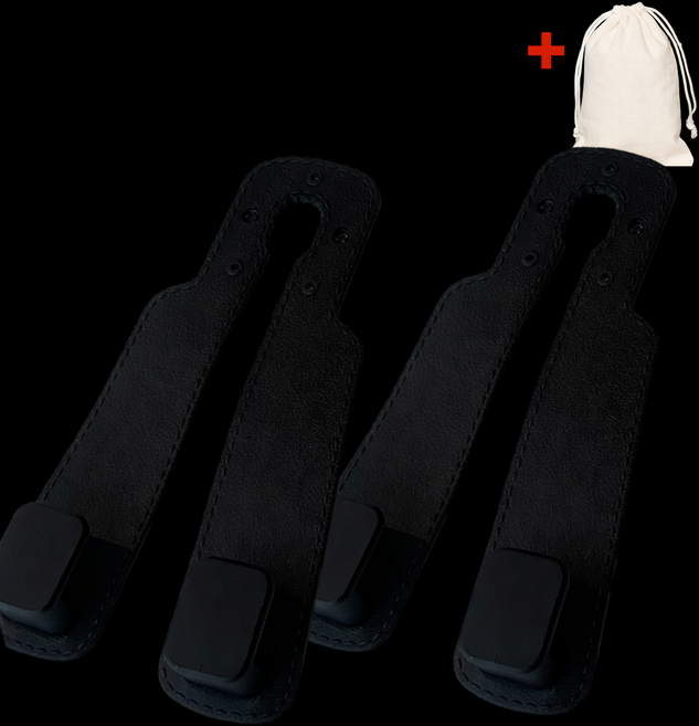 마케시 쏘클린 실리콘 헤드레스트 후크세트, 블랙, 2개