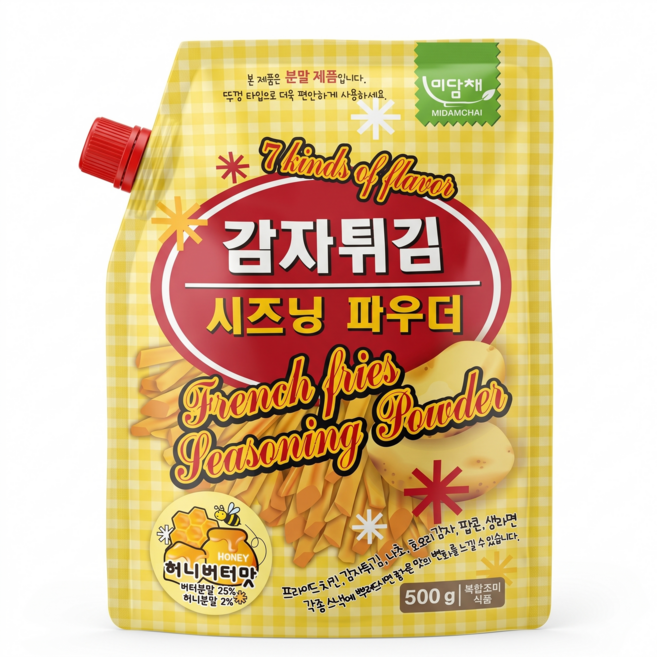 미담채 감자튀김 시즈닝 파우더 허니버터맛, 500g, 1개