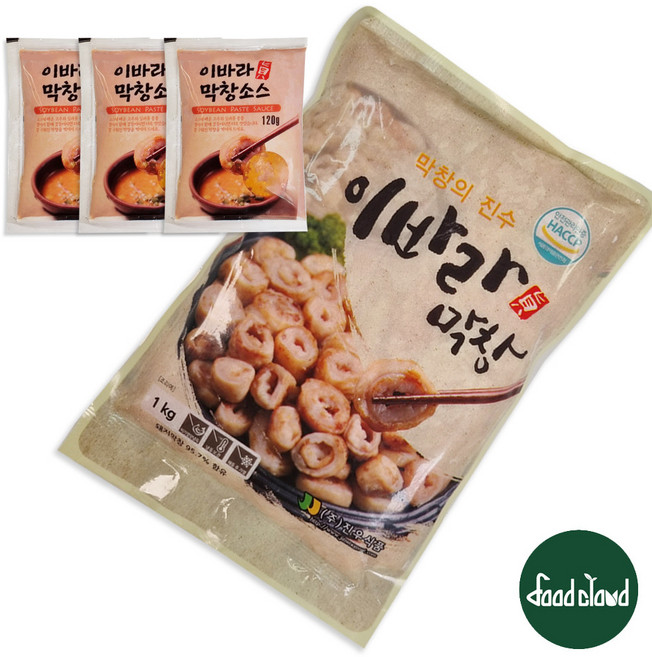 이바라 달구벌 생막창 1kg + 이바라진 막창소스 (120g ), 1개