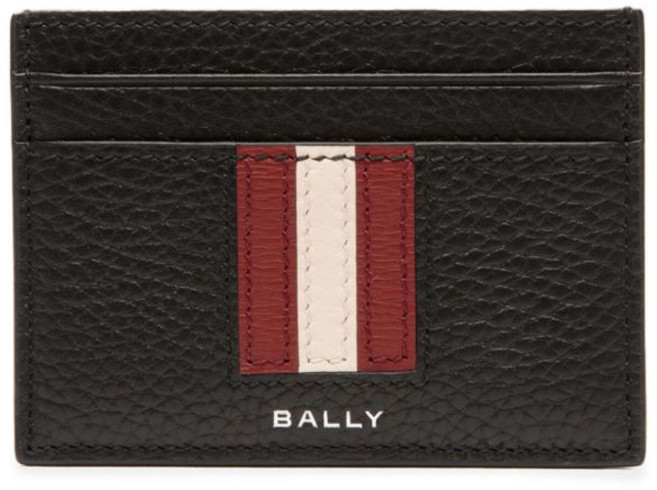 발리 로고 스탬프 가죽 카드홀더