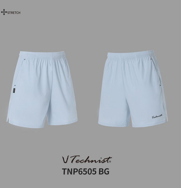 테크니스트 아울렛 TNP6505 BG 블루그레이 반바지 우븐 팬츠 배드민턴 탁구 스포츠웨어