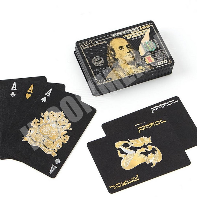 HY 100달러 트럼프 카드 블랙, 1개