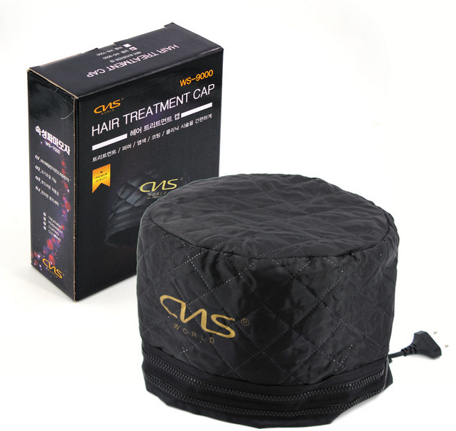 월드사 CNS 헤어 트리트먼트 캡 파마모자 전기모자, 1개