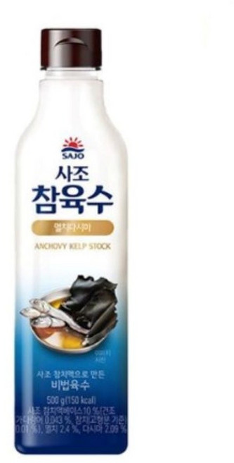 사조 참육수 멸치다시마, 1개, 500g