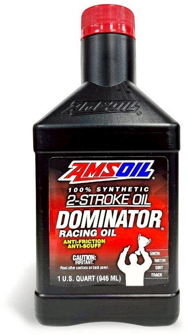 AMSOIL Dominator 全合成二行程機油 賽車級抗磨損配方 946毫升, 1個, #TDRQT DOMINATOR RACING 2T