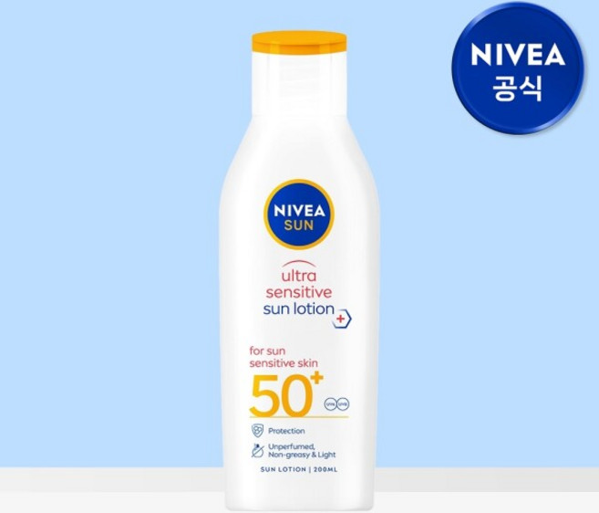 [니베아] 선 울트라 센서티브 선 로션 200ml 1개