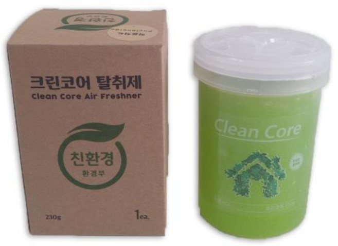 친환경탈취제 항균 선진 크린코어겔 230g 실내탈취 냉장고 자동차 화장실 냄새나는곳 디퓨저, 라벤더, 1개