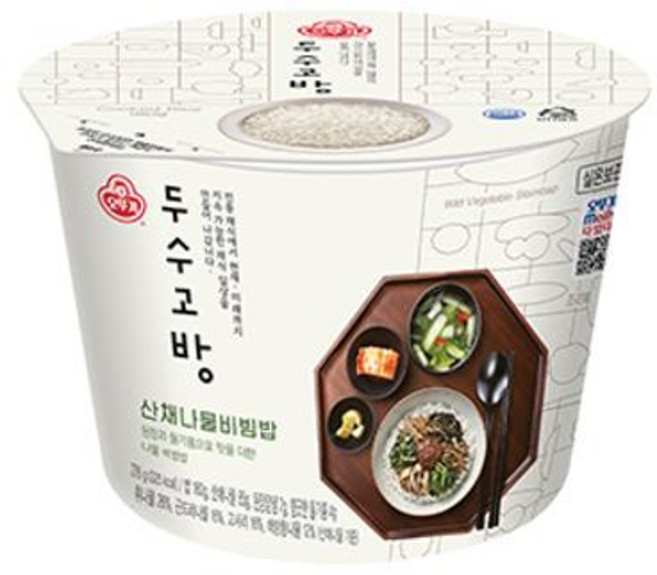 오뚜기 두수고방 산채나물비빔밥, 5개, 276g