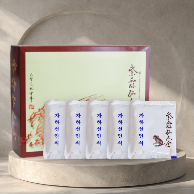 자하생식 자하선인식 50포 생식가루 아침 식사대용 간편식, 35g, 50개, 신자하 - 고운 과립 (스며드는 형)