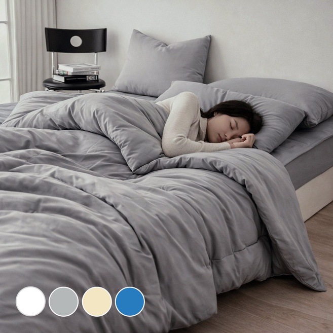 모잠 60수 순면 텐셀모달 100% 호텔 차렵 이불세트
