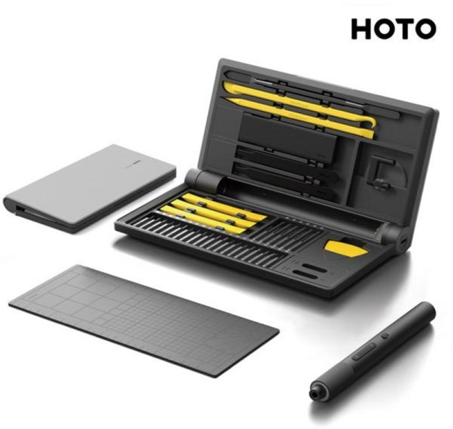 [HOTO]전동 정밀드라이버 Kit Pro QWLSD012, 1개