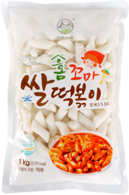 송학식품 홈꼬마 쌀떡볶이, 3개, 1kg