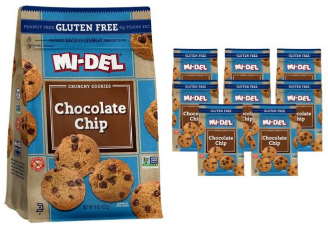 쿠키 과자 MiDel 글루텐 프리 생강 스냅스 비변형 인증 0g 트랜스 지방 스웨덴 구식 1팩, 글루텐 프리 초콜릿 칩