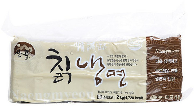 마포 칡냉면 사리, 4개, 2kg