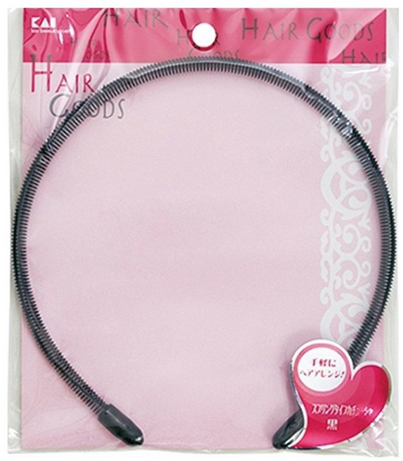 KAI 착용감이 좋은 스프링 머리띠 'Hair Goods!' 스푸린구카추우샤 스프링 헤어 밴드 (여성용) / HA3015, 1개
