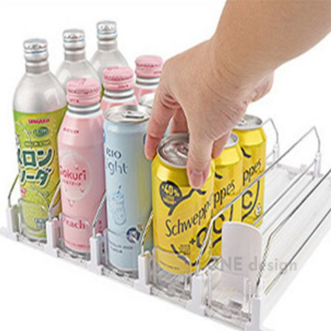 원디자인 캔 정렬 디스펜서 45CM 3열 텀블러보관함
