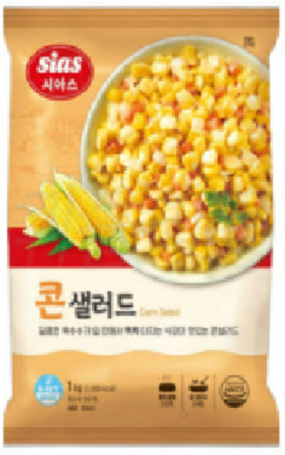 시아스 콘샐러드 1kgx10개, 5개, 1kg