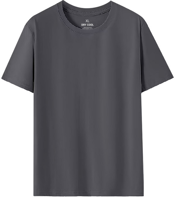 어니우니 기능성 쿨론 라운드 무지 반팔 쿨링 티셔츠