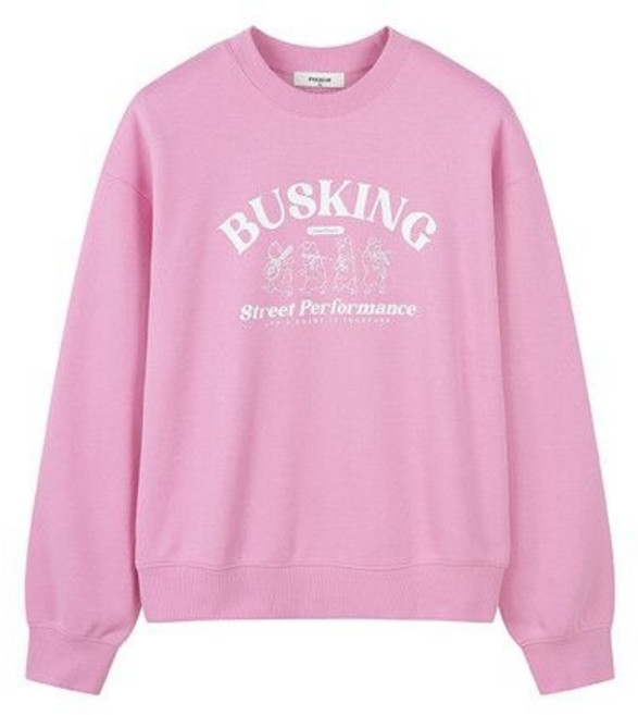 [백화점 정품] 폴햄 여성 코숏 소프트테리 빅그래픽 맨투맨(PHF1TR2020)