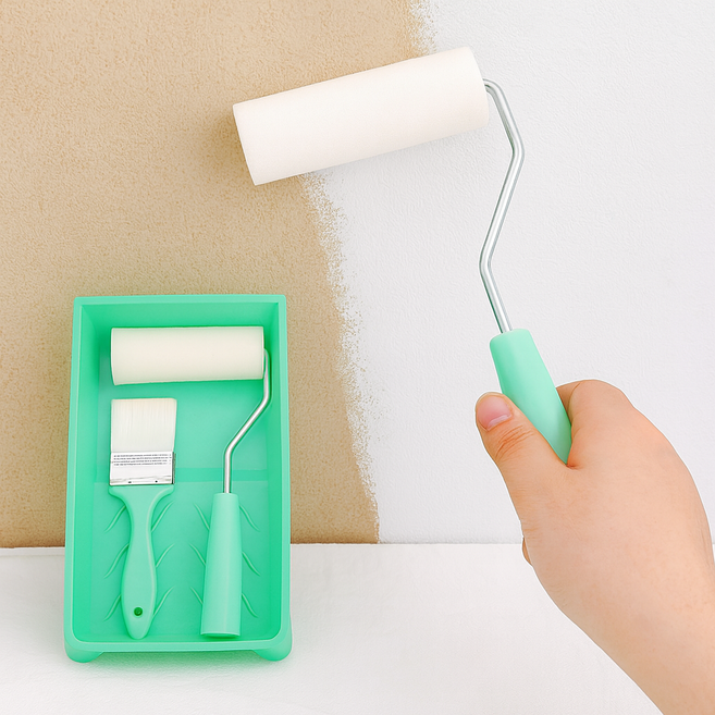 요아트 셀프 인테리어 3종 일회용 페인트 도구, 1개