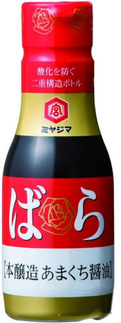 미야지마 일본 장미간장 쇼유 아마쿠치 200ml x 6개, 미야지마 일본 장미간장 쇼유 아마쿠치 200ml x 6