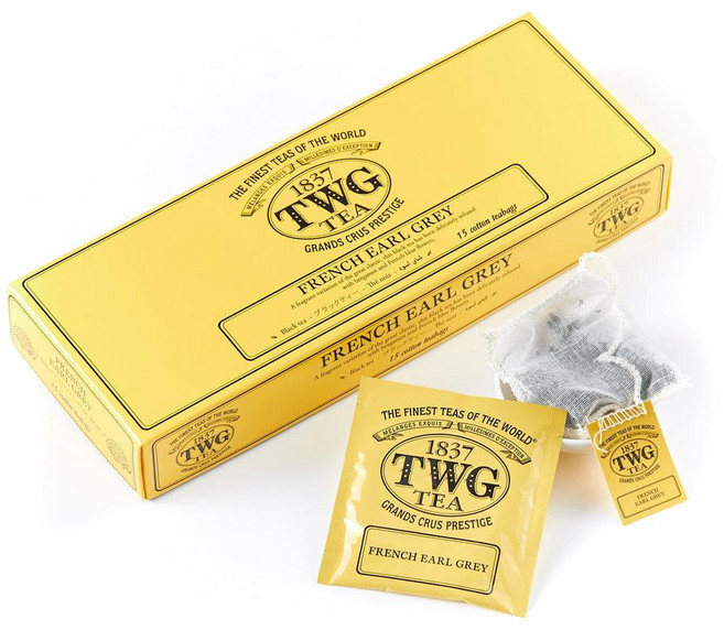 스페인 트위그 얼그레이 블랙티 홍차 티백 TWG Earl Grey Black Tea, 2.5g, 15개입, 5개