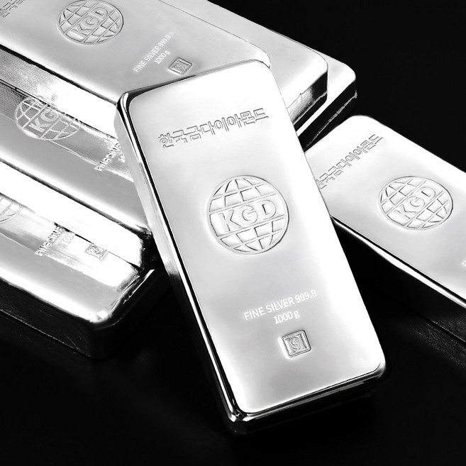한국금다이아몬드 진공 실버바 은 시세 500g 은바 은괴 투자 순은