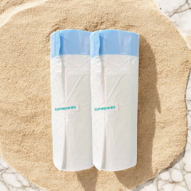 TiPro 고양이 자동화장실 배변봉투 리필 정품, 2개, 화이트