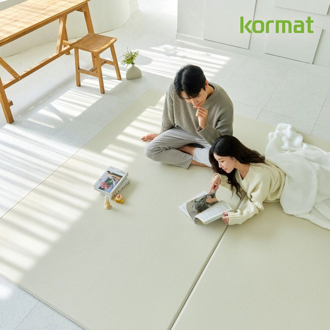 Kormat PVC 거실매트 놀이방매트 230x140x.1.5cm 오가닉층간소음방지매트 유아매트 카페트매트 장판