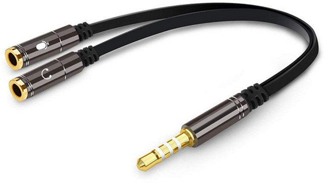 스트레오케이블 3.5mm Y자 케이블 헤드셋 노트북 태블릿PC 스마트폰 연결, sp-UC38