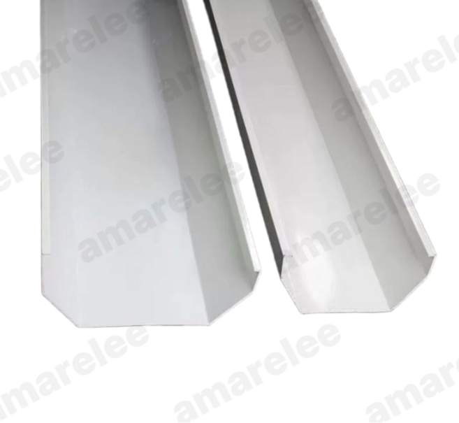 지붕물받이 PVC 배수관 처마빗물받이 배수 지붕 홈통, 160mmx 커넥터, 1개