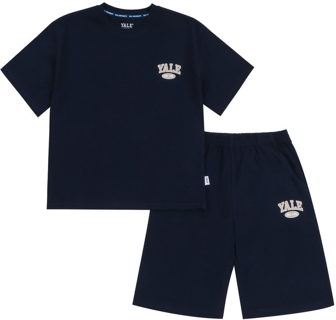 [예일키즈]스몰 아치 로고 셋업 Y22BSU-02 네이비