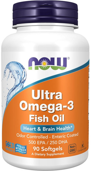 나우푸드 울트라 오메가 3 500 EPA 250 DHA 소프트젤, 90정, 1개