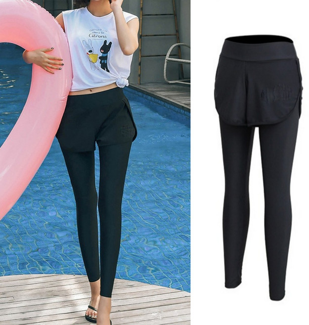 루이블룸 비치웨어 래쉬가드 하의 워터 레깅스 팬츠